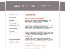 Tablet Screenshot of malmopsykologbyra.se